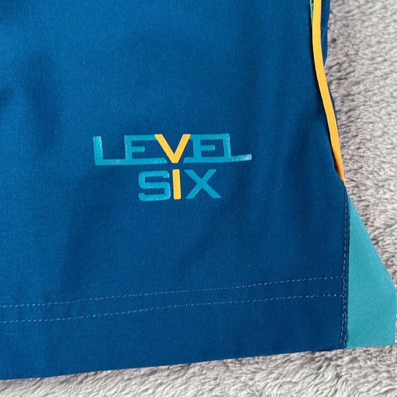 🎯🎉HP🎉 Level Six Boardshort Blue Size 30 No Lining - Picture 4 of 10